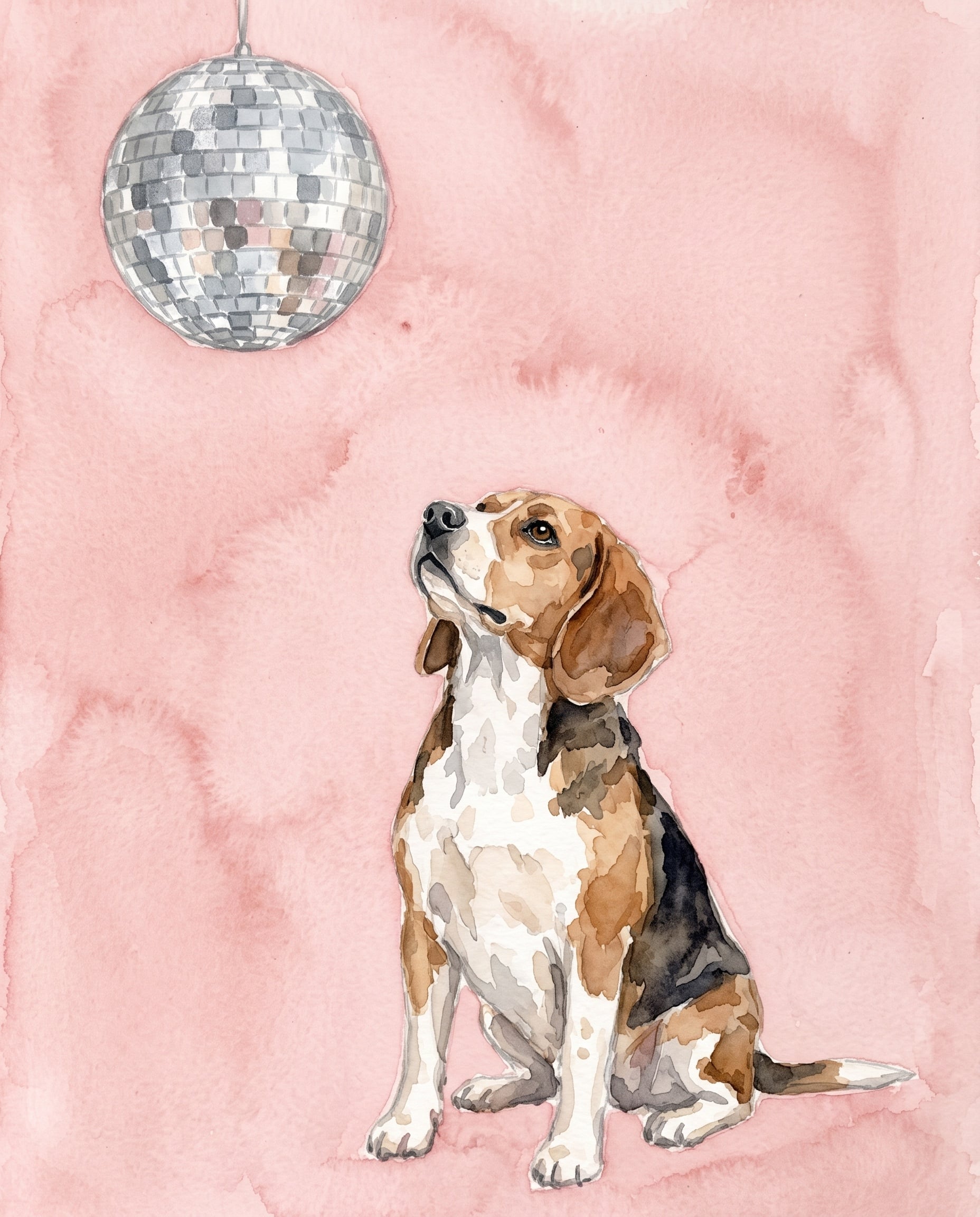 Disco Doggo portrait, example render