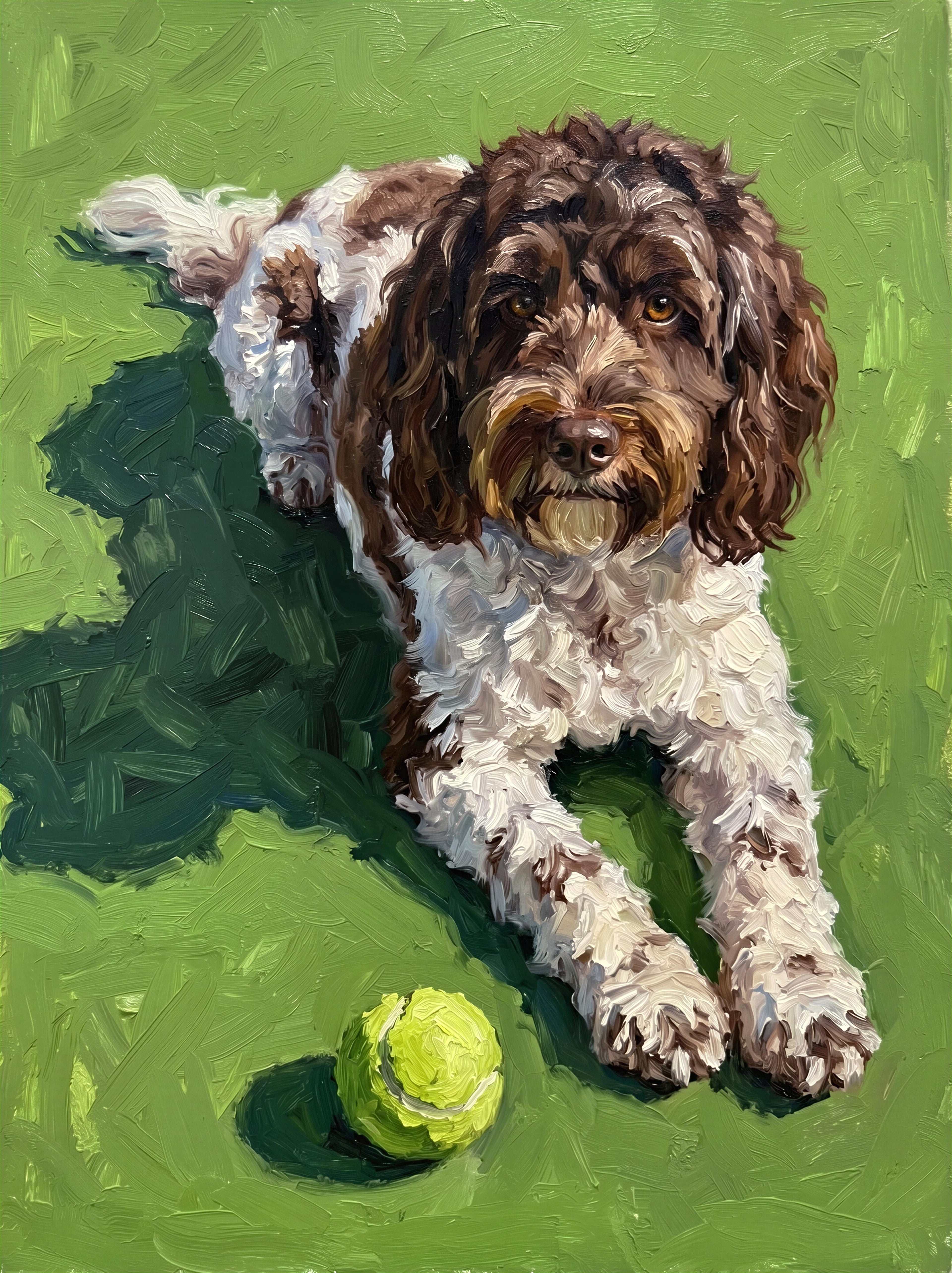 Greenie portrait, example render